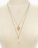 Picture of Faux Crystal Layered Necklace